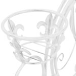 vidaXL Support de plantes sous forme de vélo Style vintage Métal