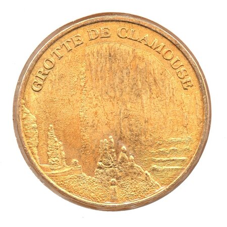 Mini médaille monnaie de paris 2008 - grottes de clamouse