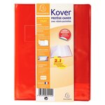 Protège-cahier translucide Kover® - 17x22cm - Couleurs assorties EXACOMPTA