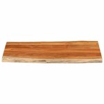 vidaXL Dessus de table 110x60x3 8cm rectangulaire bois massif d'acacia