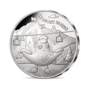 Les Jeux Olympiques de Paris 2024 – Le Mont Blanc - Monnaie de 10€ Argent