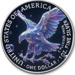 Pièce de monnaie en Argent 1 Dollar g 31.1 (1 oz) Millésime 2025 BUBBLE LIBERTY