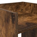vidaXL Support de Plante Chêne fumé 30 x 30 x 60 cm Bois d'ingénierie