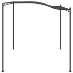 vidaXL Auvent de parasol 3 x 2 4 m Anthracite