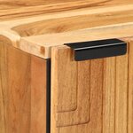 Meuble de salle de bain vidaXL 38x33 5x58 cm en bois solide d'acacia