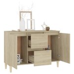 vidaXL Buffet chêne sonoma 101x35x70 cm bois d'ingénierie