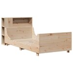 vidaXL Cadre de lit sans matelas 75x190 cm bois de pin massif