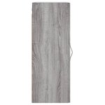 vidaXL Armoire murale sonoma gris 34 5x34x90 cm bois d'ingénierie