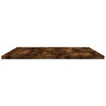 vidaXL Étagères murales 4 Pièces chêne fumé 80x50x1 5cm bois d'ingénierie