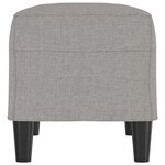 vidaXL Banc Gris clair 70x35x41 cm Tissu