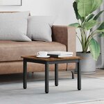 vidaXL Table basse Bois ancien 50 x 50 x 36 cm Bois d'ingénierie
