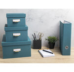 Lot de 3 boîtes de rangement officebyme - exacompta