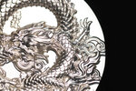 Pièce de monnaie en Argent 18888 Francs g 155.5 (5 oz) Millésime 2023 Coiled Dragon COILED DRAGON