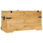 vidaXL Coffre de rangement Pin mexicain Gamme Corona 91x49 5x47 cm