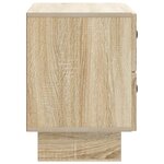 vidaXL Cabinet de chevet avec tiroir Chêne Sonoma 62 x 34 5 x 47 5 cm