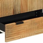 vidaXL Buffet marron 60x33x100 cm bois de manguier massif