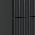 vidaXL Cabinet de chevet Noir 62 x 34 5 x 48 cm Bois d'ingénierie