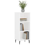 vidaXL Buffet blanc 34 5x32 5x90 cm bois d'ingénierie