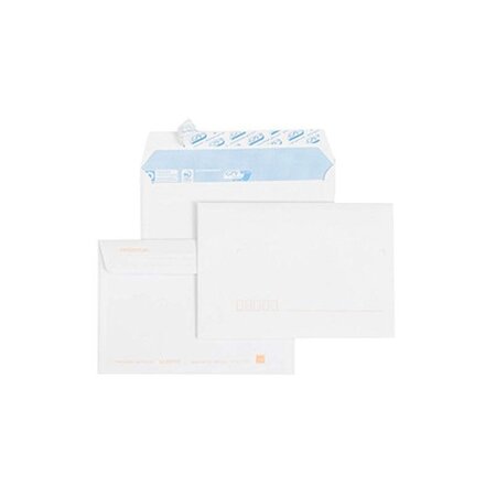 Gpv enveloppes précasées, dl, 110 x 220 mm, blanc lot de 25 - La Poste