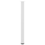 vidaXL Pieds de table de bar 4 pièces Blanc 110-112 cm Acier