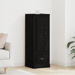 vidaXL Buffet Black Oak 36x35 5x103 5 cm en Bois d'ingénierie