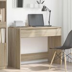 vidaXL Bureau Chêne Sonoma 100 x 50 x 78 cm Bois d’ingénierie