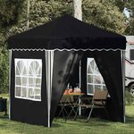 vidaXL Tente de fête pop-up 195 x 195 x 245 cm Anthracite Tissu Oxford