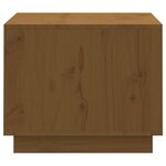 vidaXL Table basse Marron miel 120x50x40 5 cm Bois massif de pin