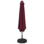 vidaXL Parasol de jardin avec lampes LED 230 x 230 cm Polyester