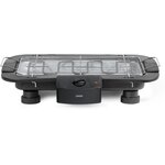 Barbecue électrique sur pieds 2 en 1 2200W - 2 en 1 - 2 hauteurs - Thermostat ajustable