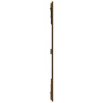 vidaXL Tête de lit murale Marron miel 166x3x110 cm Bois massif de pin