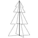 vidaXL Arbre de Noël cône 200 LED d'intérieur/d'extérieur 98x150 cm