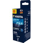 VARTA Pack de 40 piles alcalines Longlife Power AAA (LR03) 1,5V
