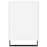 vidaXL Bureau Blanc brillant 140x50x75 cm Bois d'ingénierie