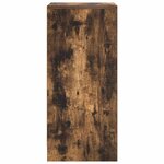 vidaXL Armoire à chaussures chêne fumé 29 5x34x76 cm bois d'ingénierie