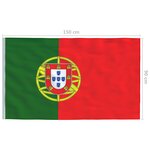 Vidaxl drapeau portugal 90x150 cm