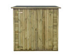 Abri jardin bois adossable "Lipki " - 1.79 x 0.9 x 1.78/1.87 m  - 1.61 m² - 12 mm - Avec plancher