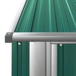 vidaXL Abri de jardin Vert 180 5x97x209 5 cm Acier galvanisé