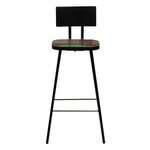 vidaXL Mobilier de bar 5 Pièces Bois de récupération massif Multicolore
