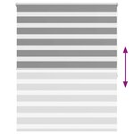 vidaXL Store enrouleur tamisant 120 x 175 cm gris