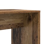 vidaXL Bureau Vieux bois 138.5 x 55 x 143 cm Bois d'ingénierie