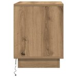 vidaXL Cabinet de chevet avec 2 Pièces chêne artisanal 44 x 34 5 x 45 cm