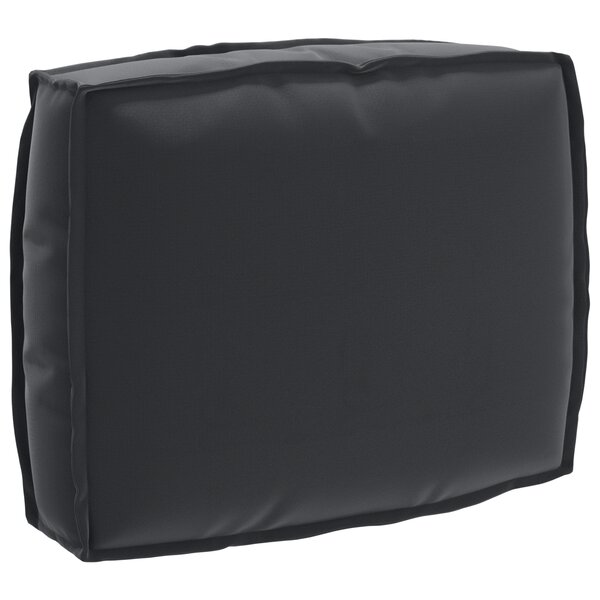 vidaXL Coussin de palette pour dossier noir 50 x 40 x 12 cm en tissu Oxford