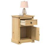 vidaXL Table de chevet Corona 45x35x64 cm bois de pin massif