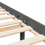 vidaXL Lit pour personne âgée sans matelas 150x200 cm bois pin massif