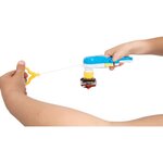 INFINITY NADO  TOUPIE AVEC LANCEUR MAGNÉTIQUE REVERSIBLE FIERY DRAGON - Nouvelle Toupie Nado Non-Stop Battle Deluxe avec Lanceur Ma