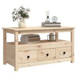 vidaXL Table basse 102x49x55 cm Bois massif de pin