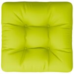 vidaXL Coussin de palette vert vif tissu