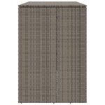 vidaXL Boîte de poubelle 2 Pièces Gris 65 x 80 x 115 cm Polyéthylène