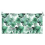 vidaXL Coussin de banc de jardin motif de feuilles 120x50x3 cm